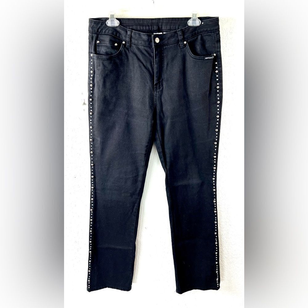 Vintage Western Ethics High Rise Black Studded Jeans